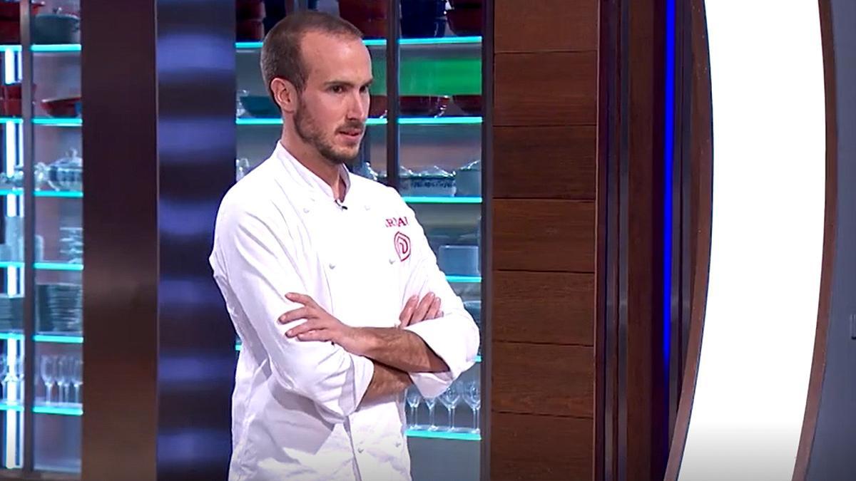 Arnau, durante la final de ''Masterchef'.