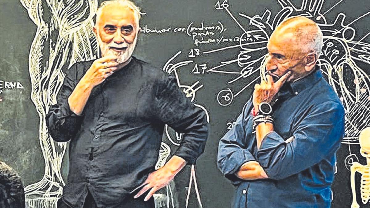 Pep Admetlla i Joan San, autors del projecte «Zona Incerta».