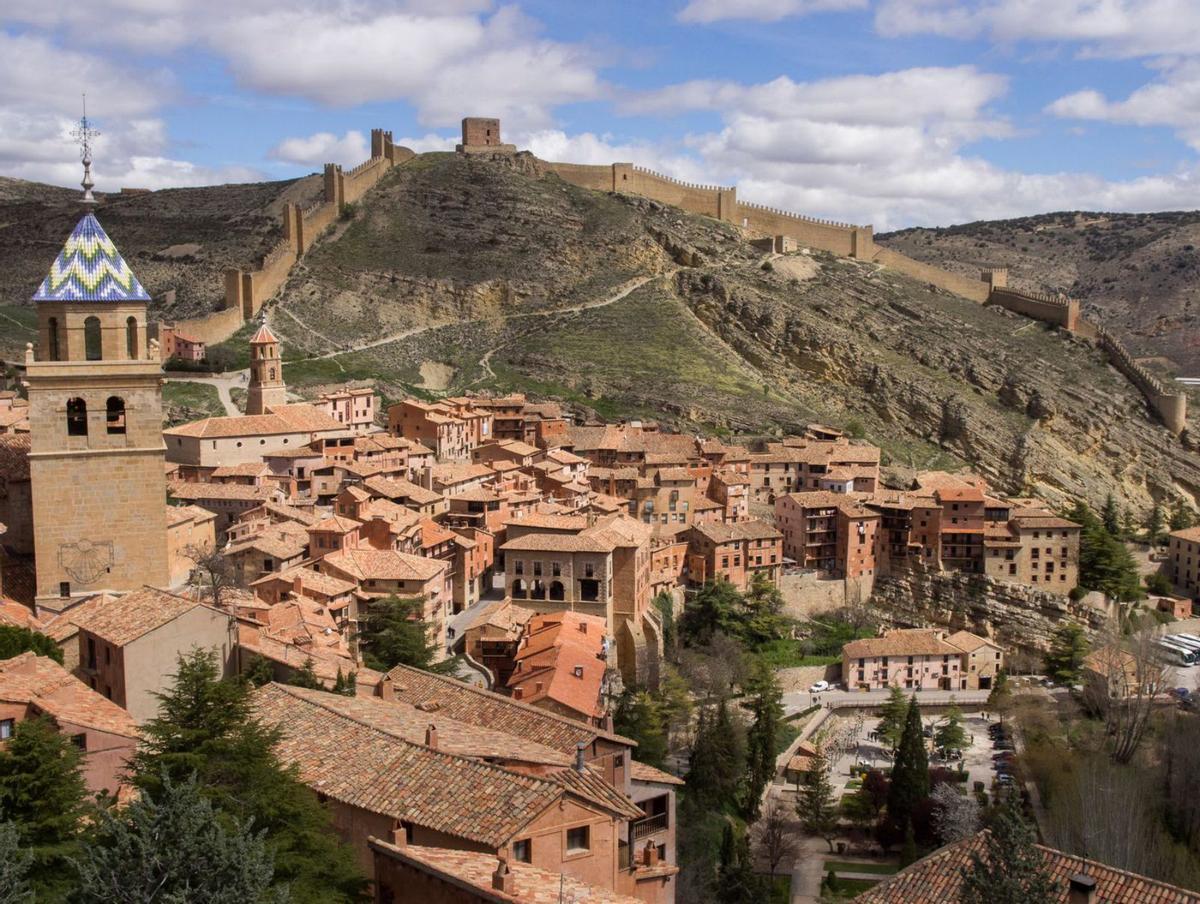Panorámica de la localidadturolense de Albarracín.