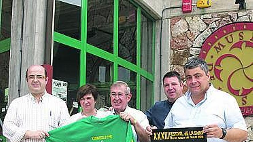 Por la izquierda, Osoro, Calleja, Fernández, Ballesteros y Escobio.