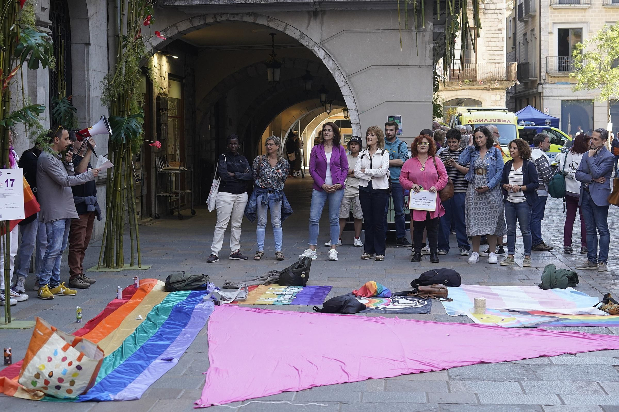Concentració a Girona pel Dia Internacional contra l’LGTBI-fòbia