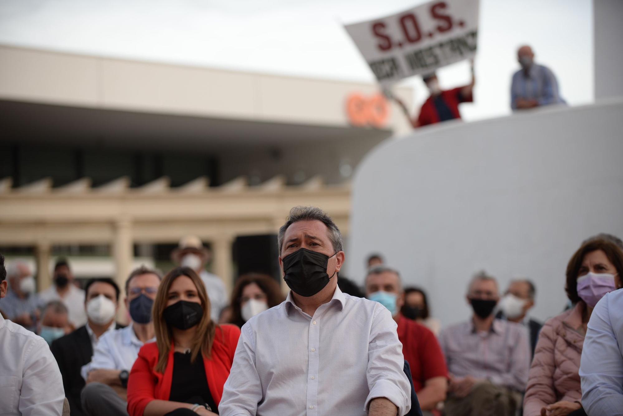 Acto de Juan Espadas en el Parque de Huelin