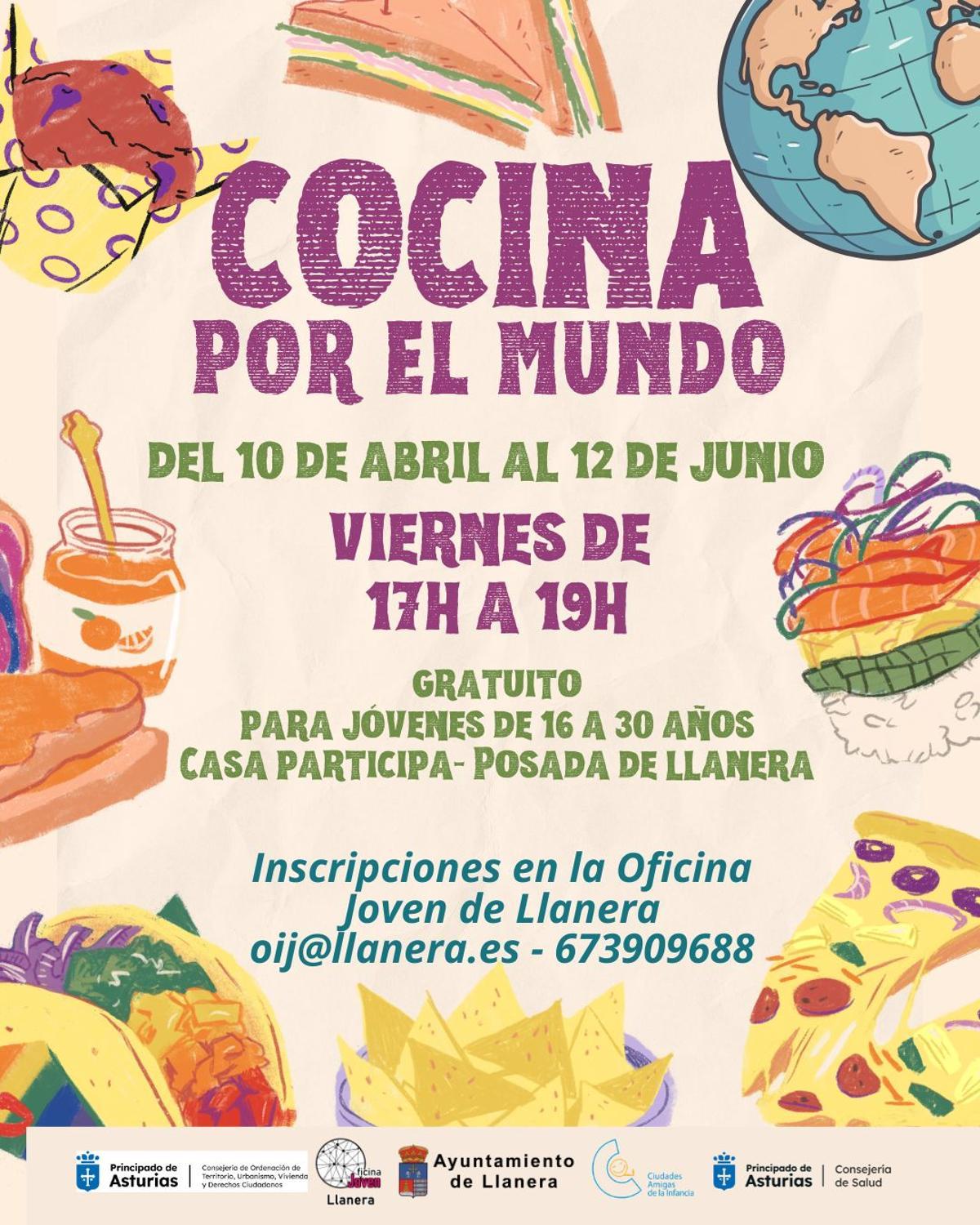 El cartel de la actividad