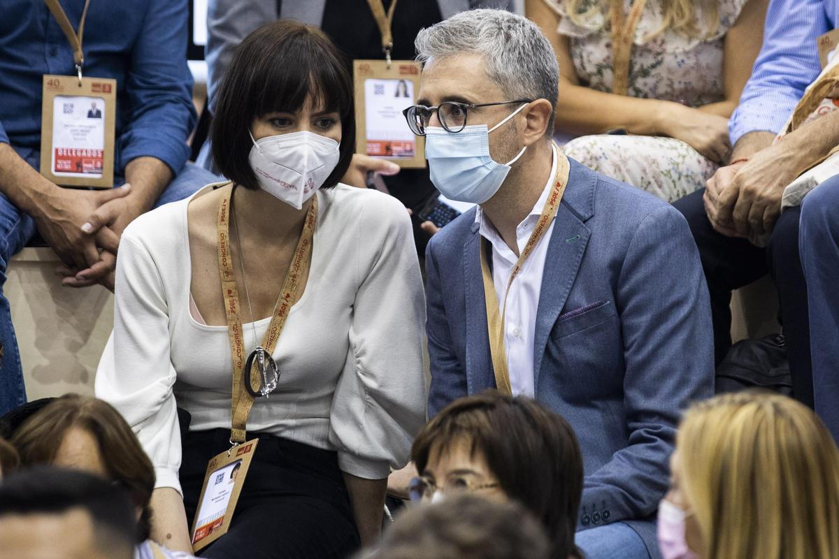 Arcadi España y Diana Morant, juntos en el congreso del PSOE celebrado en València en 2021.