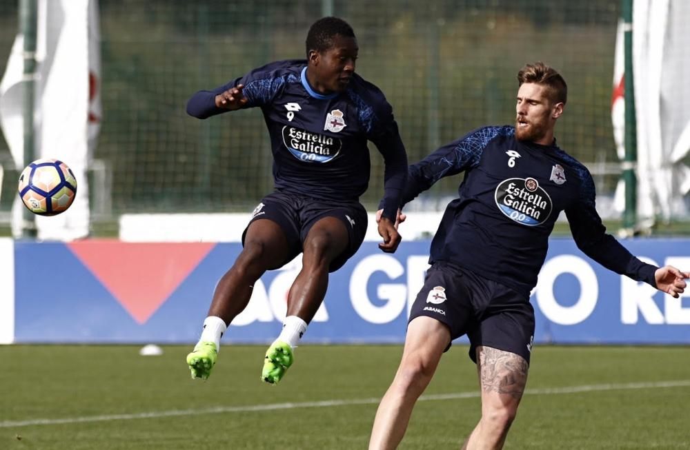 Mosquera y Arribas, bajas en el primer entrenamiento de la semana