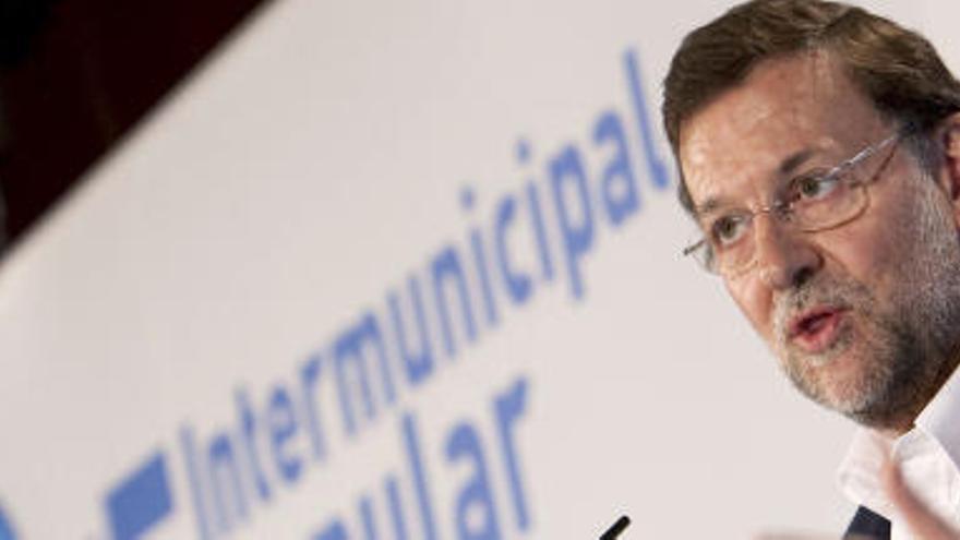 Mariano Rajoy durante su intervención.