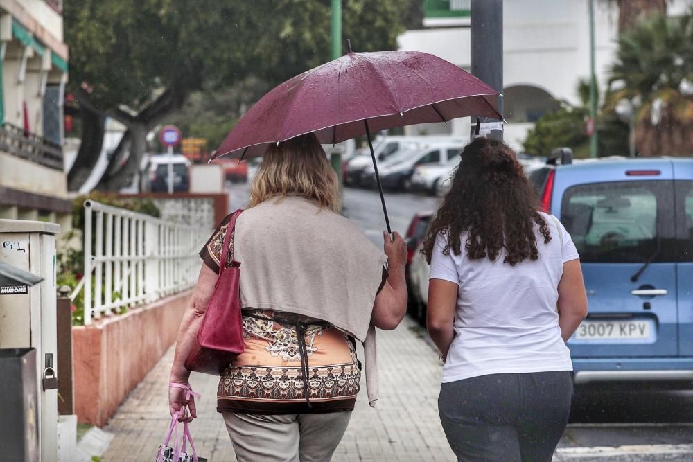 El norte de Tenerife vivió episodios de fuertes lluvias.