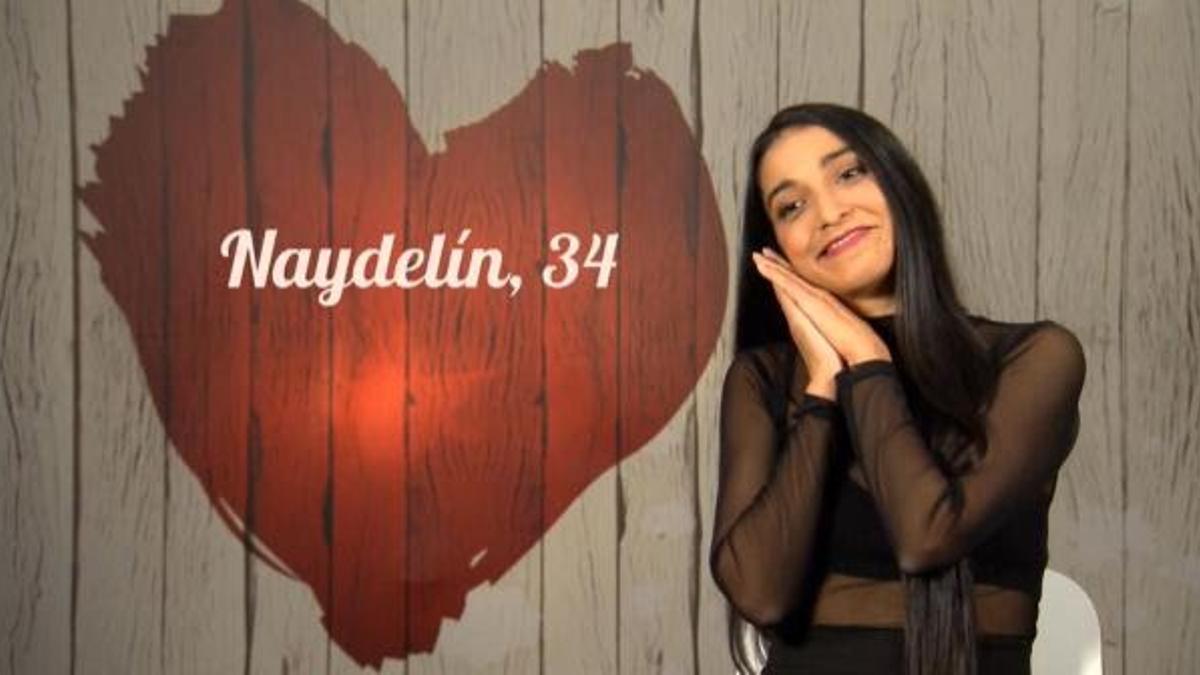 Naydelín en el restaurante de 'First dates'