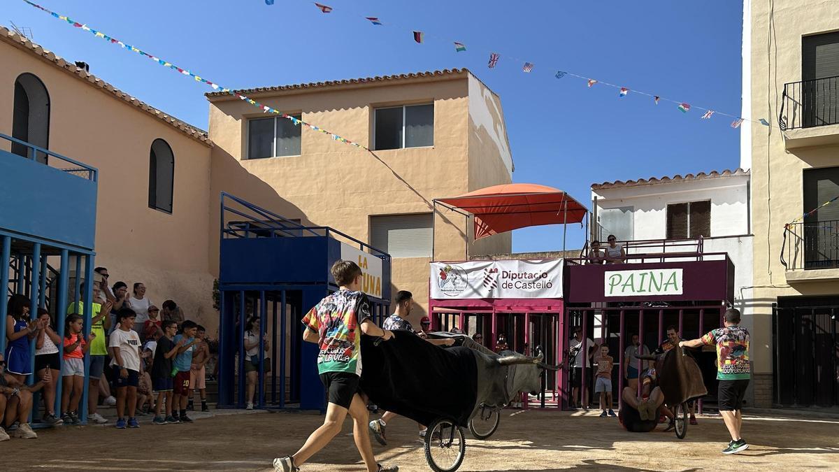 Los encierros infantiles de la Diputación han llegado a varias localidades casetllonenses.