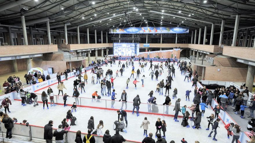 La Pista de Gel de la Fira de Girona torna per festes de Nadal