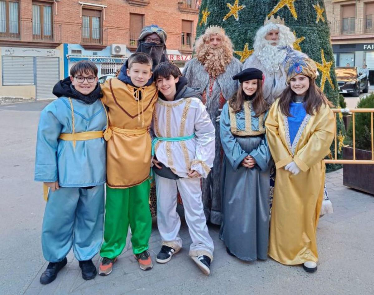 Visita de los Reyes Magos a Mallén.
