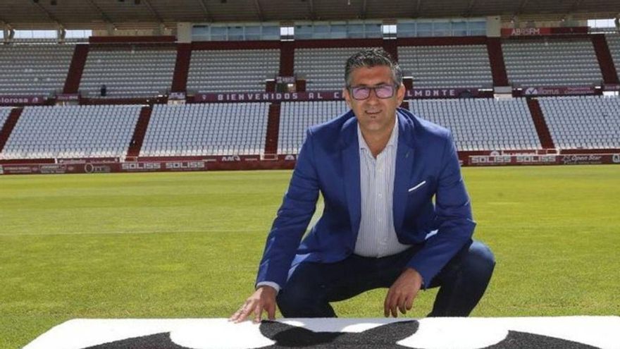 Mauro Pérez, en el Carlos Belmonte durante su etapa en el Albacete Balompié.