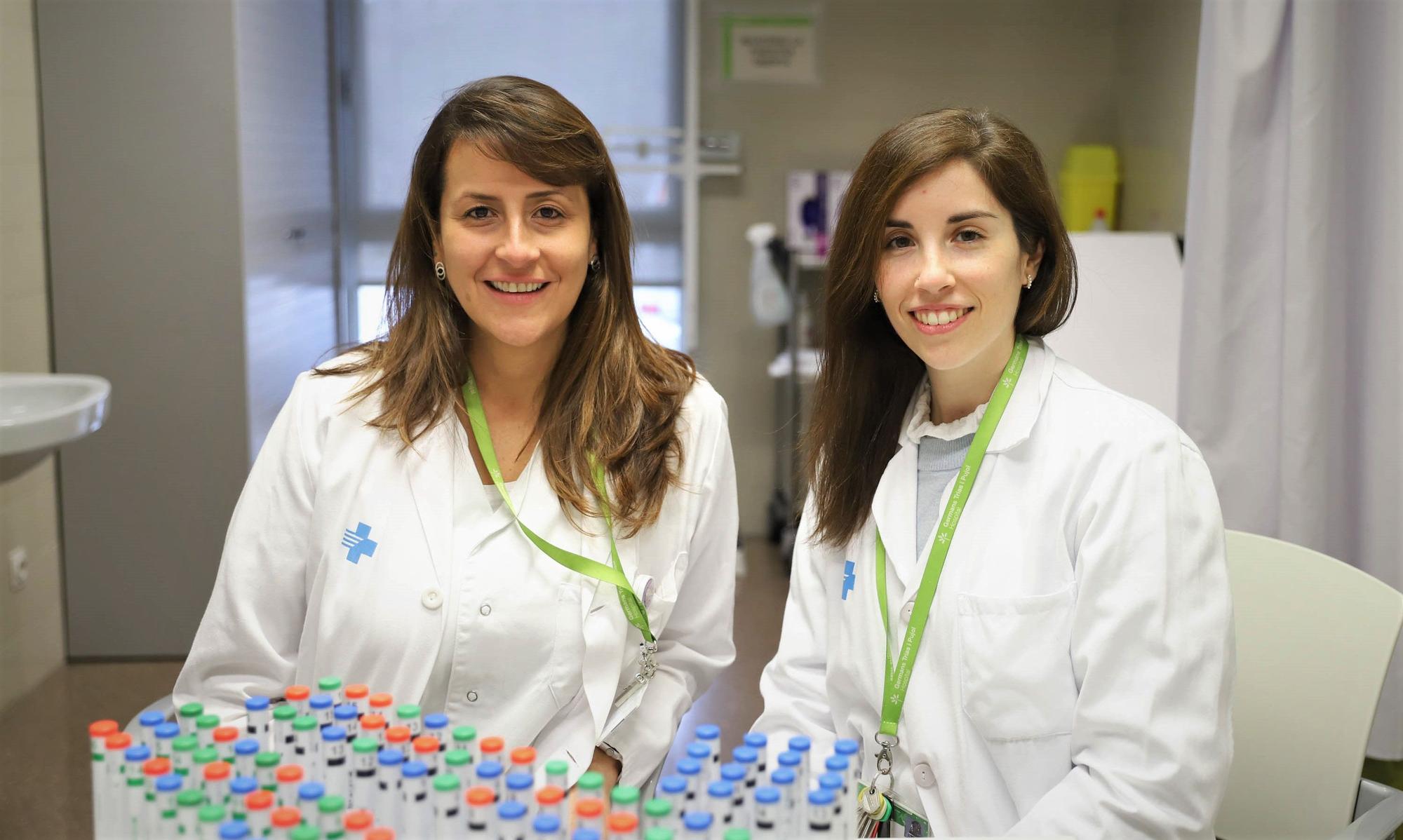 Laura Pardo y Paula Cruz, las dos integrantes de la Unidad del Olfato de Can Ruti.