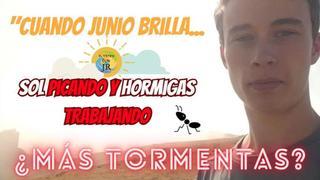 El joven de' Filomena', Jorge Rey, vuelve a hablar de las hormigas: “¿Más tormentas en junio?”