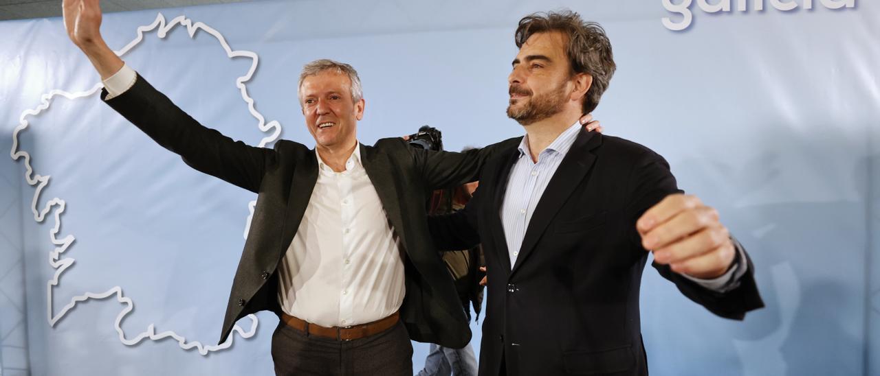 Alfonso Rueda y Diego Calvo en una imagen de archivo