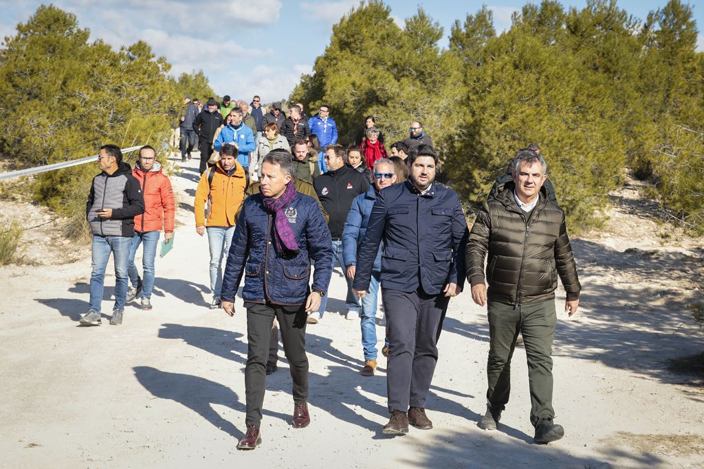 Las imágenes de la llegada de tres ejemplares de lince ibérico a las montañas de Lorca