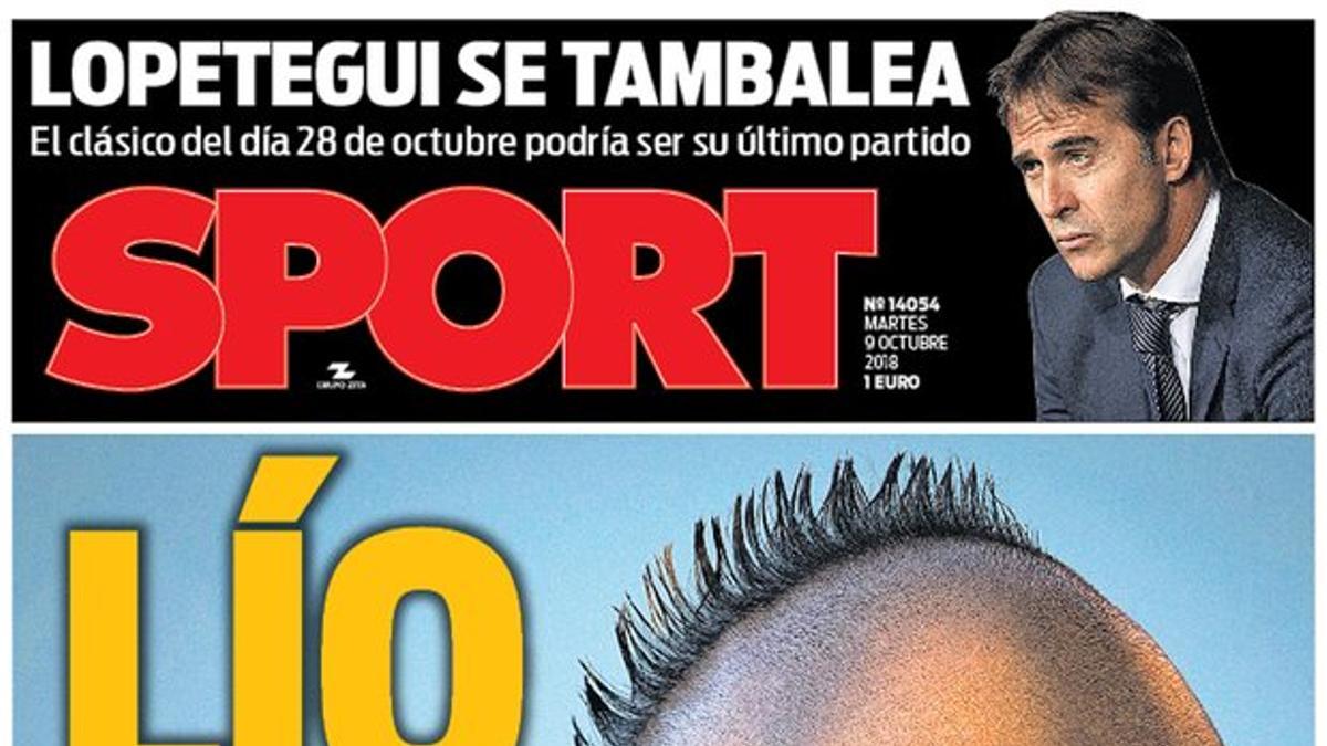 La portada de hoy