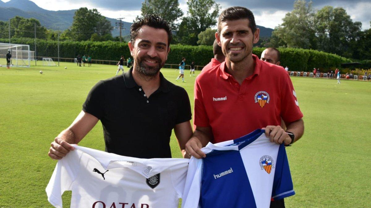 Xavi y Antonio Hidaldo se enfrentaron en la pretemporada