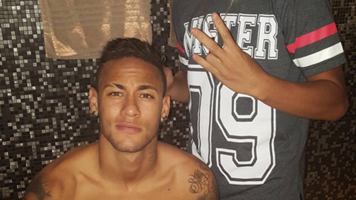 Neymar ha visitado a su estilista antes de viajar a Zúrich