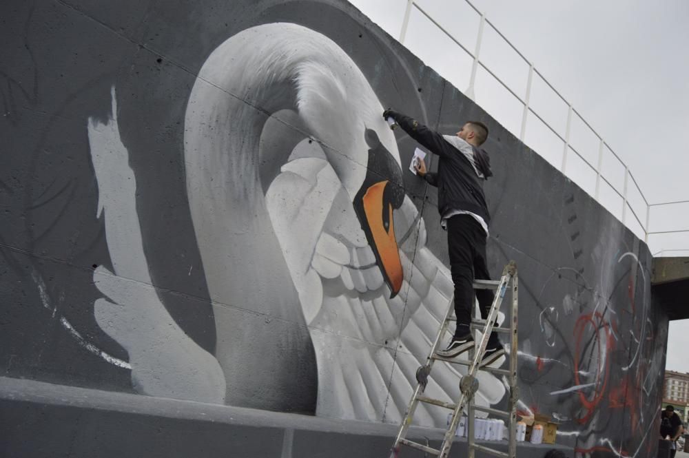 Gijón se llena de grafitis