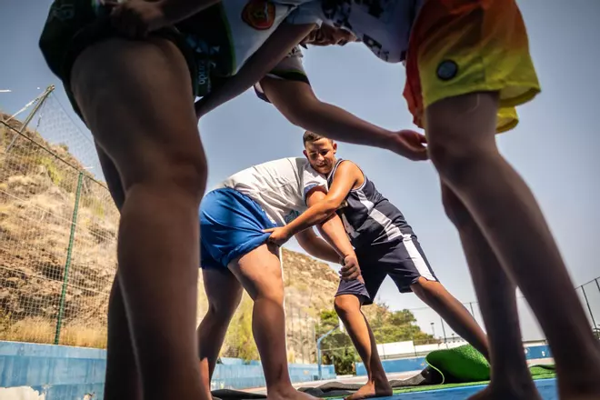 Taller de juegos autóctonos en Santa Cruz de Tenerife