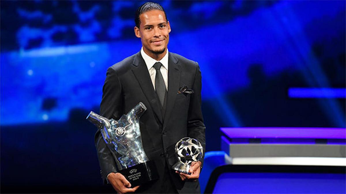 Van Dijk, ganador del Premio al Jugador del Año de la UEFA
