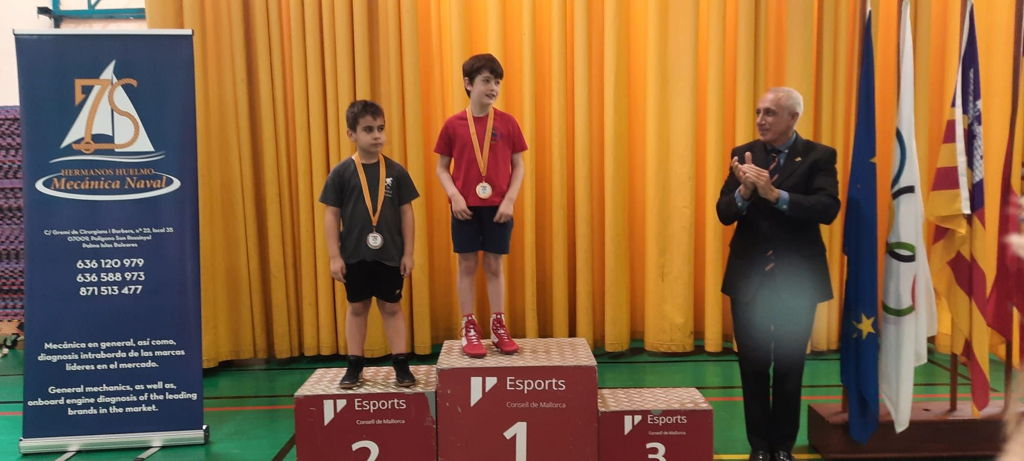 Calvià acogió el Campeonato de Baleares de lucha olímpica de base