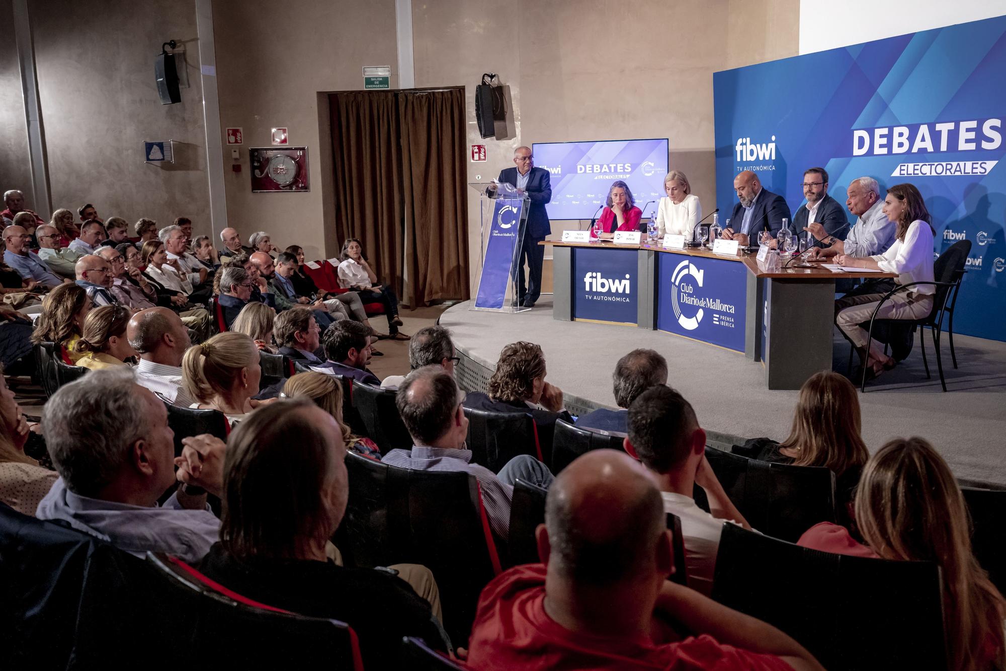 Debate electoral entre los candidatos al ayuntamiento de Palma