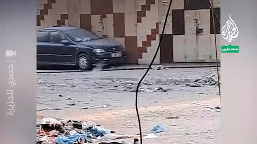 Vídeo de los disparos a una joven y un niño en Gaza