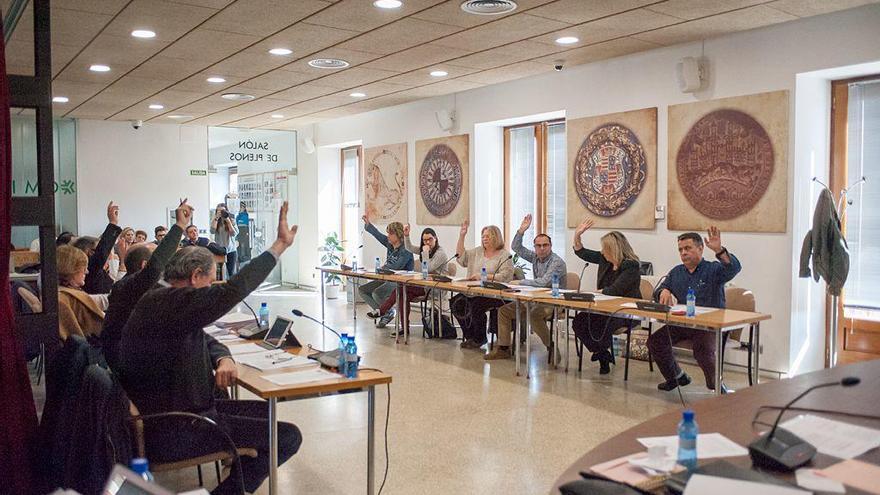 Un Pleno de Benavente en una imagen de archivo.