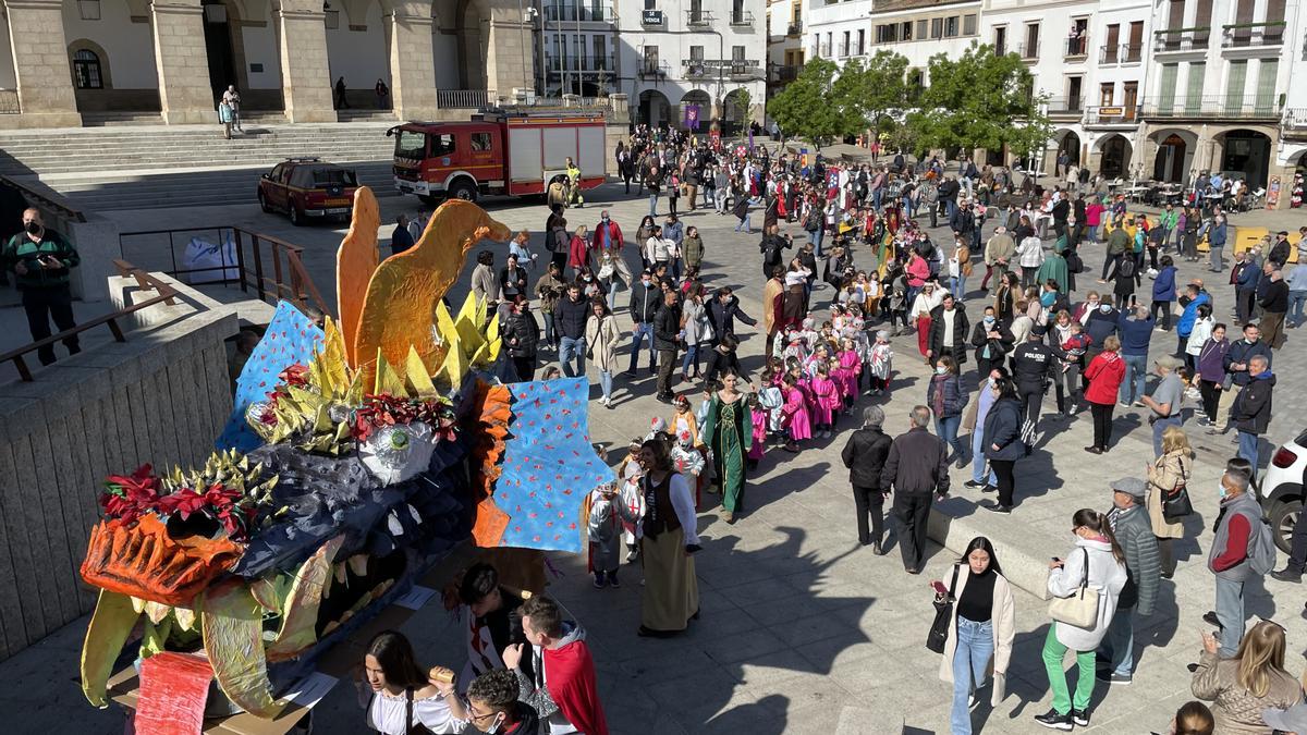 Una imagen del desfile del Paideuterion.