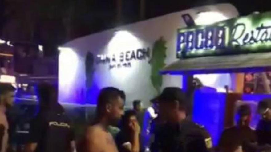 Pelea en una conocida discoteca en Playa del Inglés, en Gran Canaria