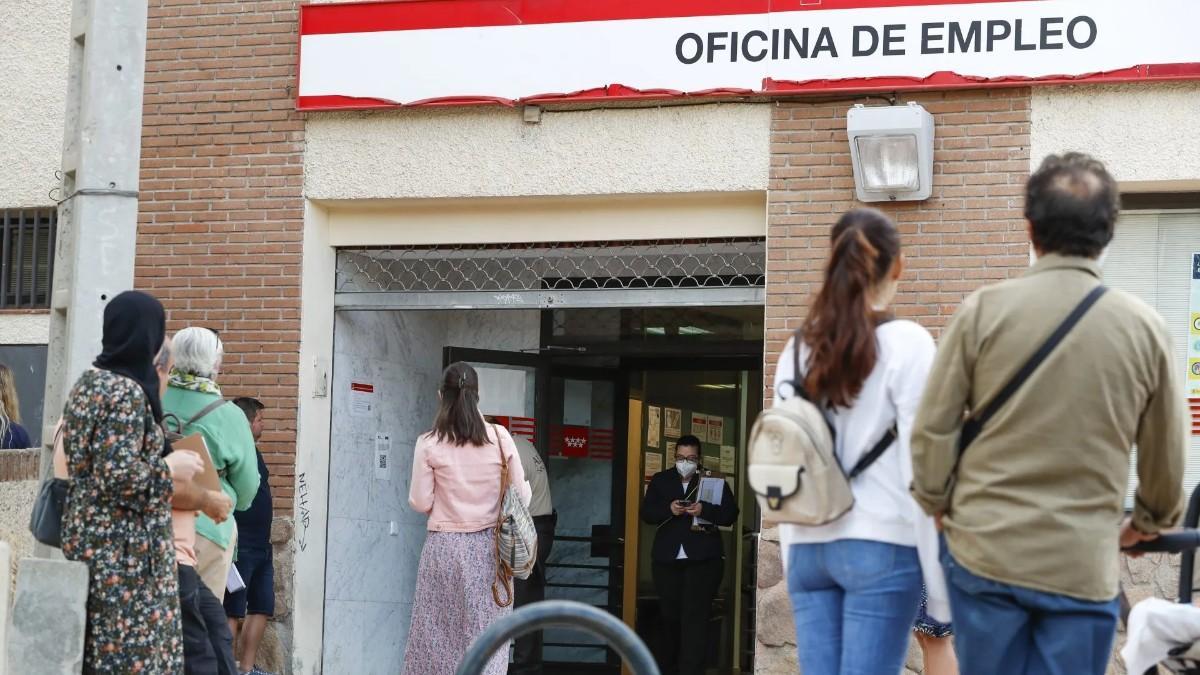 Una oficina de empleo en España