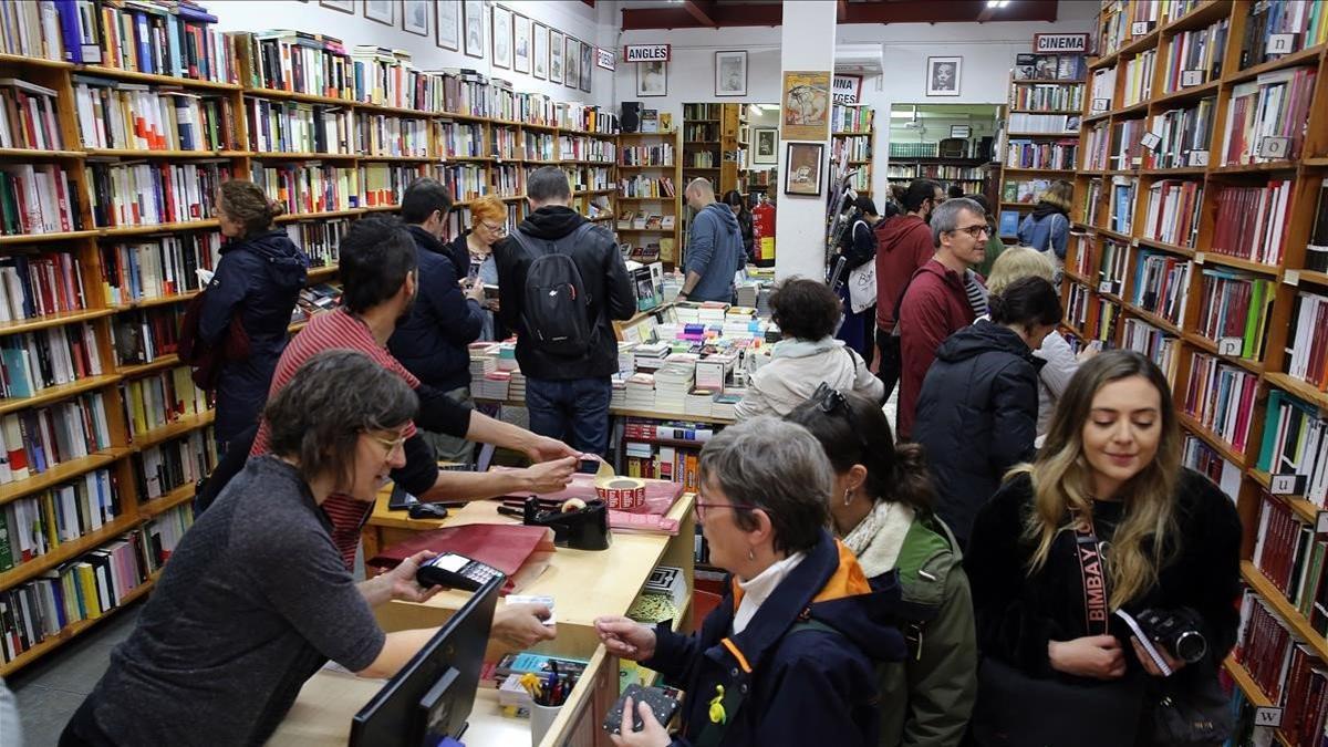 La libreria Taifa, el pasado Sant Jordi.