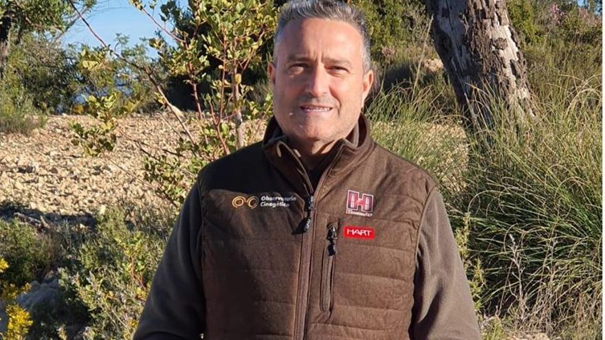 Raul Esteban, presidente de la federación valenciana de caza.