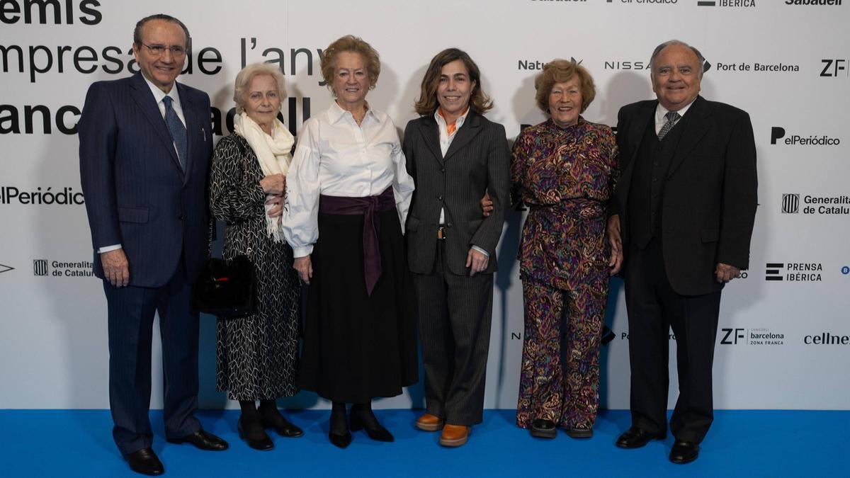 Javier Moll, Presidente Prensa Ibérica, Concha Cabot, Arantza Sarasola, Vicepresidenta de Prensa Ibérica, Isabel Moll, directora academica ESADE, Isabela Mendoza y José Luis Moll