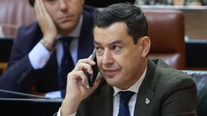 El president de la Junta d’Andalusia, Juanma Moreno, el 13 de novembre passat. | ROCÍO RUZ / EUROPA PRESS