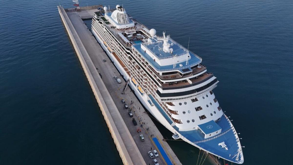 Uno de los cruceros que se detuvo en Castellón este 2025.
