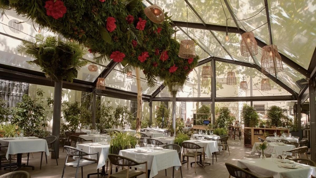 La terraza de El Jardín de Arzábal.