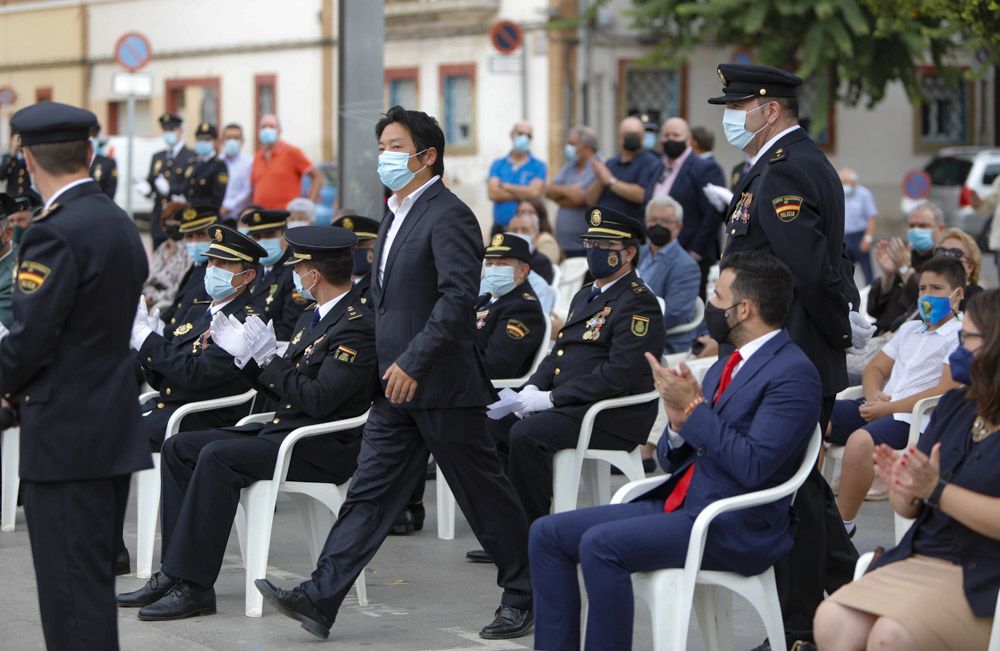 Acto institucional por el Patrón del Cuerpo Nacional de Policía en Sagunt.