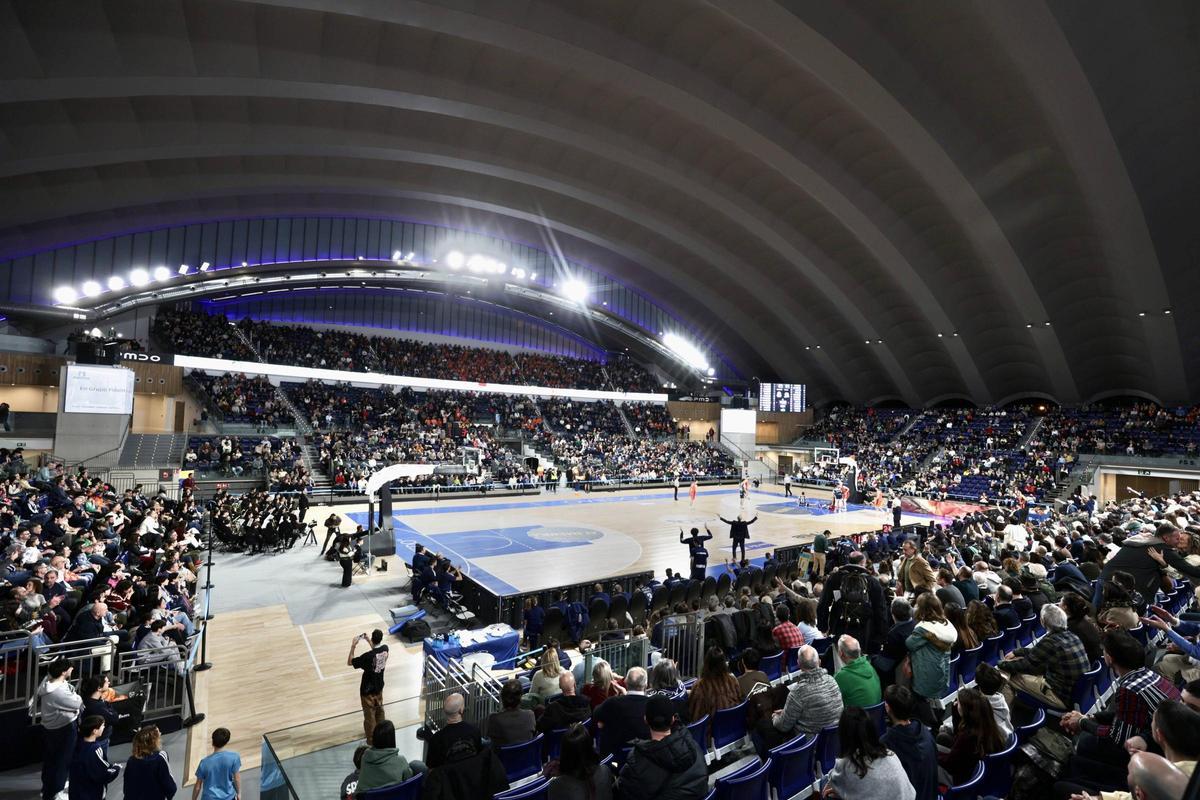 El Palacio de los Deportes de Oviedo.