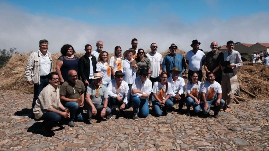 The field is located in the municipality of El Tanque to celebrate the Threshing Day