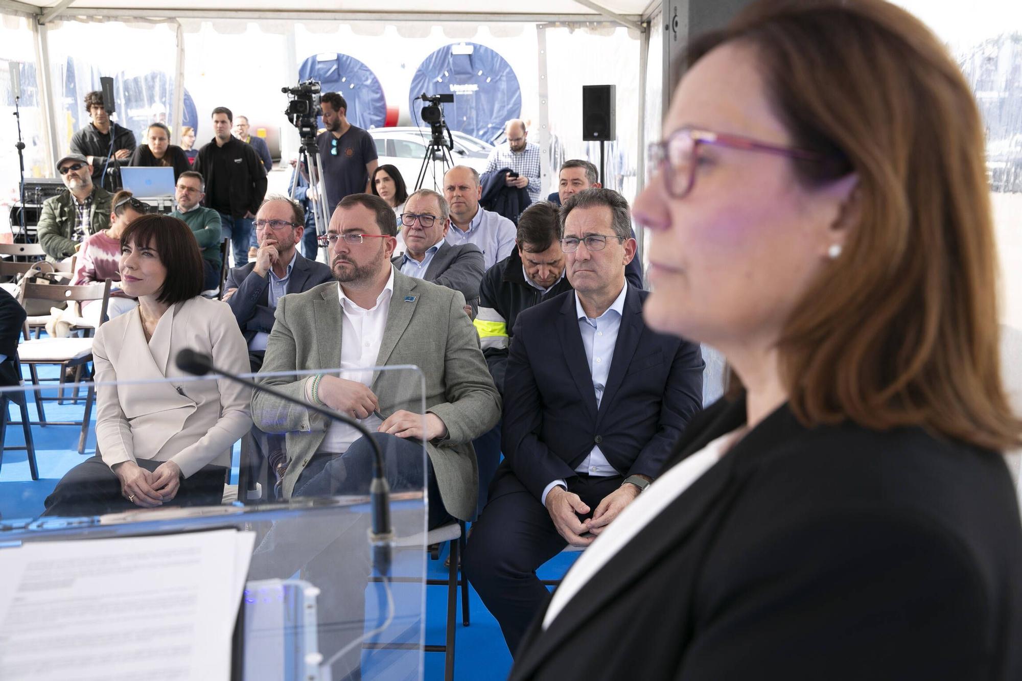 EN IMÁGENES: La visita de la ministra de Ciencia a Avilés