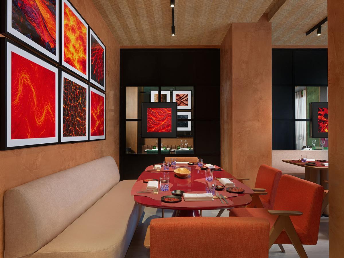 Servicio de mesa en LAVA, Gran Hotel Taoro