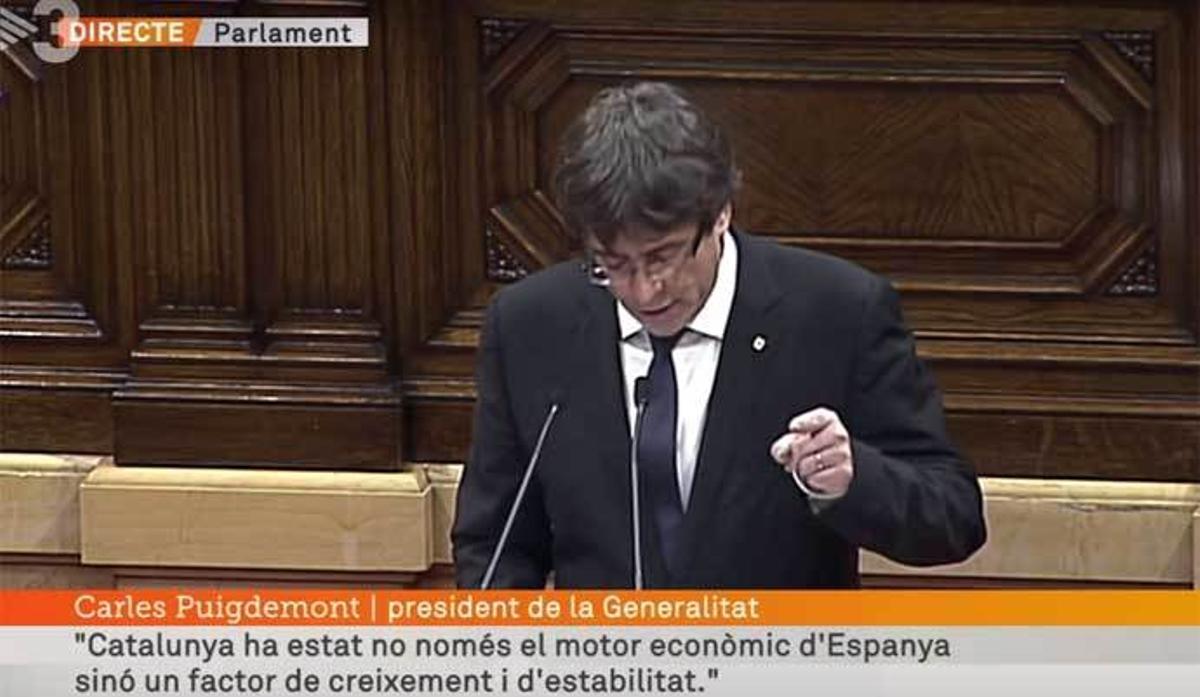 El comportamiento no verbal de Carles Puigdemont