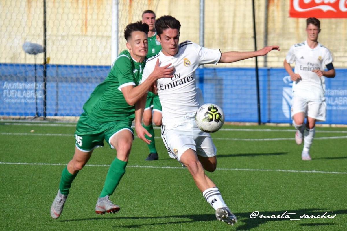 Sergio Arribas, con el Real Madrid, durante una edición del Mundial de clubs juvenil.