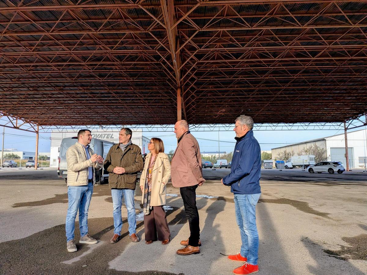 Visita a las obras de mejora en el polígono industrial de Benicarló.