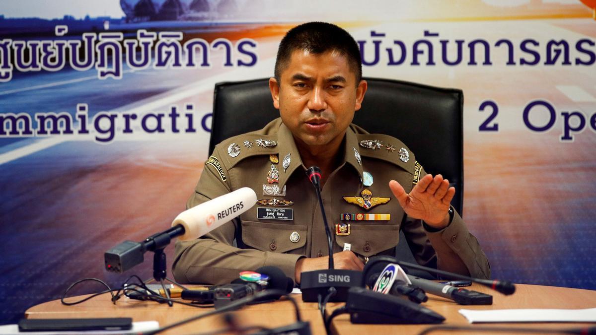 El subdirector de la policía tailandesa, Surachate Hakparn.