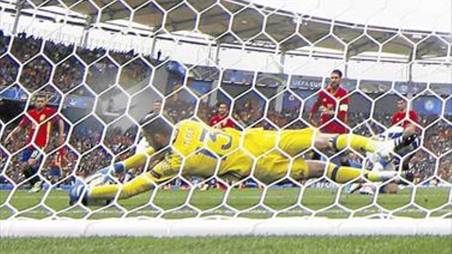 David de Gea jubila a Casillas