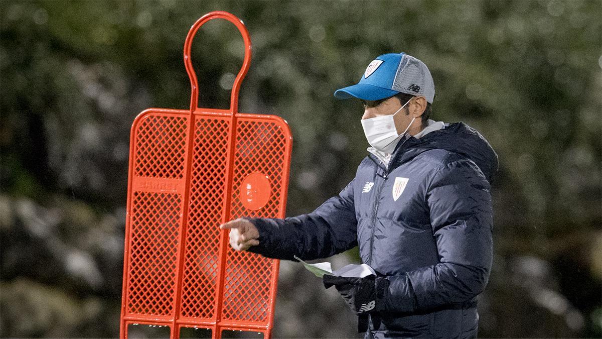 Marcelino dirigió su primer entrenamiento al frente del Athletic de Bilbao